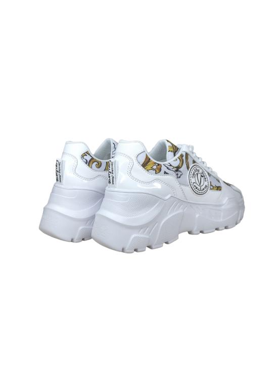 26FW 베르사체 스피드트랙 바로코 프린트 스니커즈 78VA3SC7 ZSC60 G03 WHTIE GOLD DOM - VERSACE