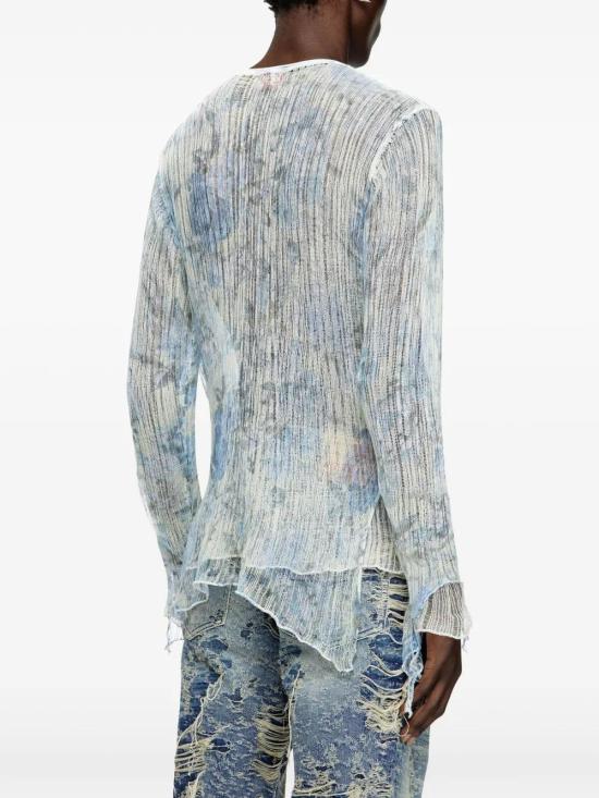  디젤 긴팔 티셔츠 A180170AFBT powder - DIESEL