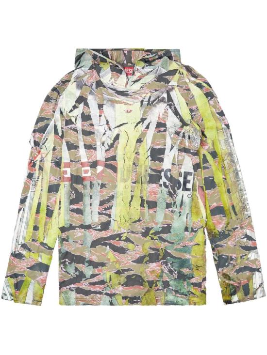  디젤 후드 티셔츠 A180720SKBT multicolour