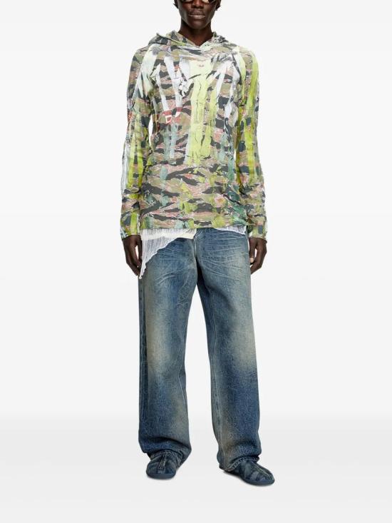  디젤 후드 티셔츠 A180720SKBT multicolour - DIESEL