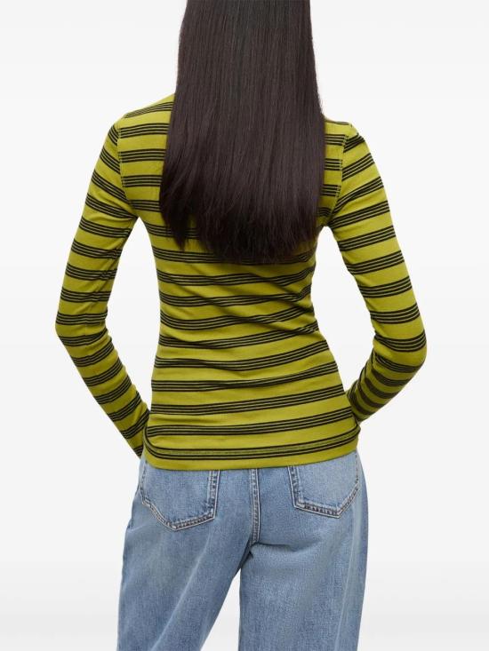  가니 긴팔 티셔츠 T4189 lime - GANNI