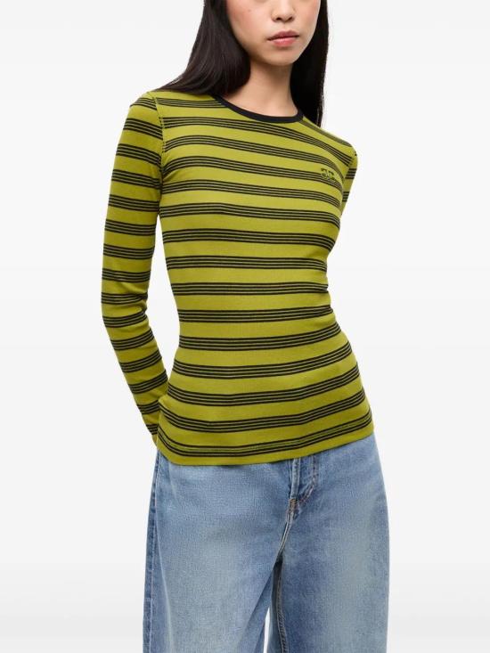  가니 긴팔 티셔츠 T4189 lime - GANNI