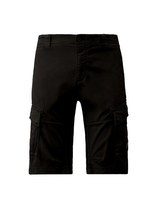  씨피 컴퍼니 스트레치 사틴 카고 쇼츠 18CMBE116A005694G 999 BLACK