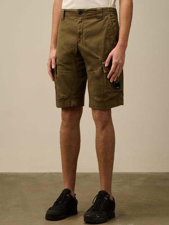 25SS 씨피 컴퍼니 숏팬츠 18CMBE116A005694G 683 IVY GREEN - C.P. COMPANY