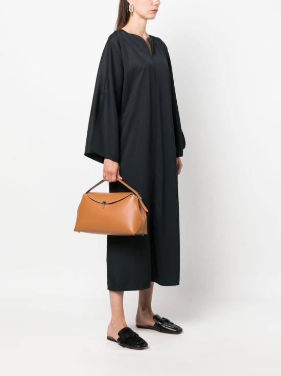 25FW 토템 T락  탑 핸들 백 234WLGBG427LE0030105 TAN DOM - TOTEME