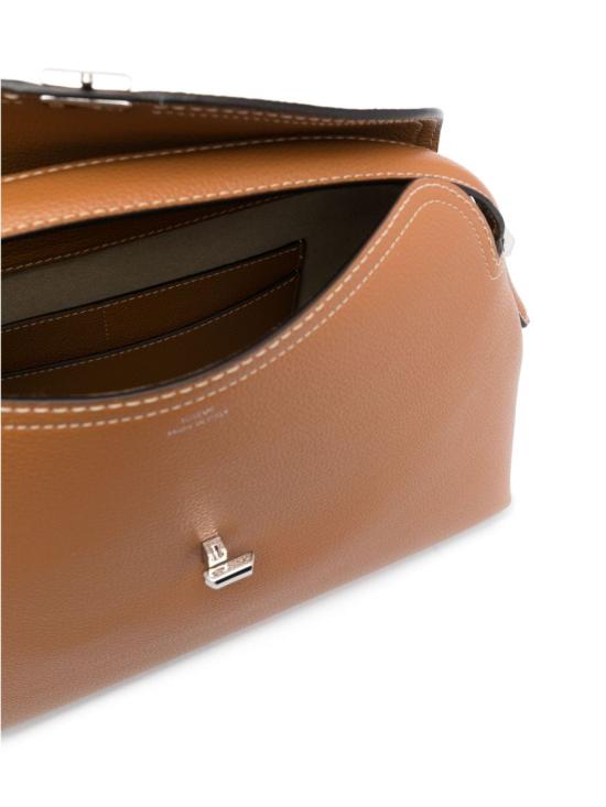 25FW 토템 T락  탑 핸들 백 234WLGBG427LE0030105 TAN DOM - TOTEME