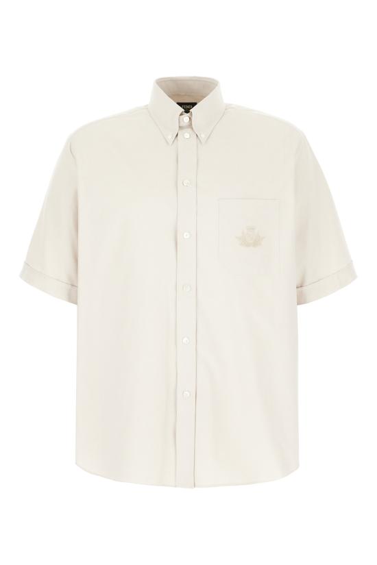 25SS 펜디 반팔 셔츠 FS1312AU70 F1LU2 NITROUS