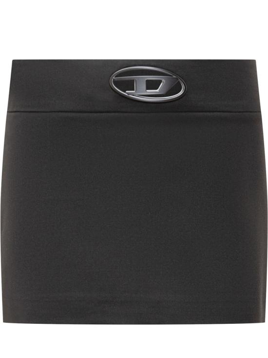 25SS 디젤 숏 스커트 A143880PHAL 9XXA VERY BLACK