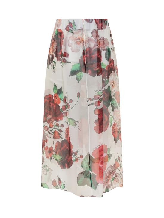 25SS 돌체앤가바나 스커트 F4BBOTIS1Y6 HA5PD ROSE ANTICHE - DOLCE & GABBANA