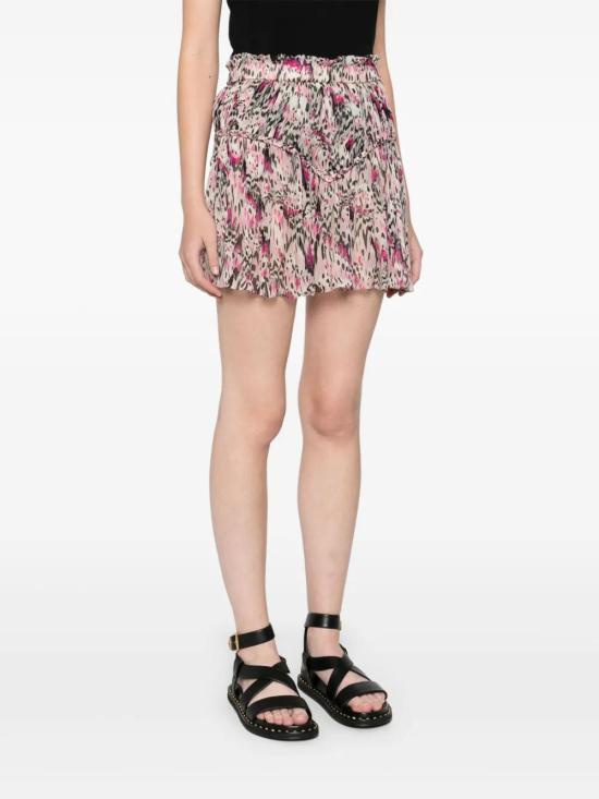  이자벨마랑 숏 스커트 JU0357FAC2J05I pink - ISABEL MARANT