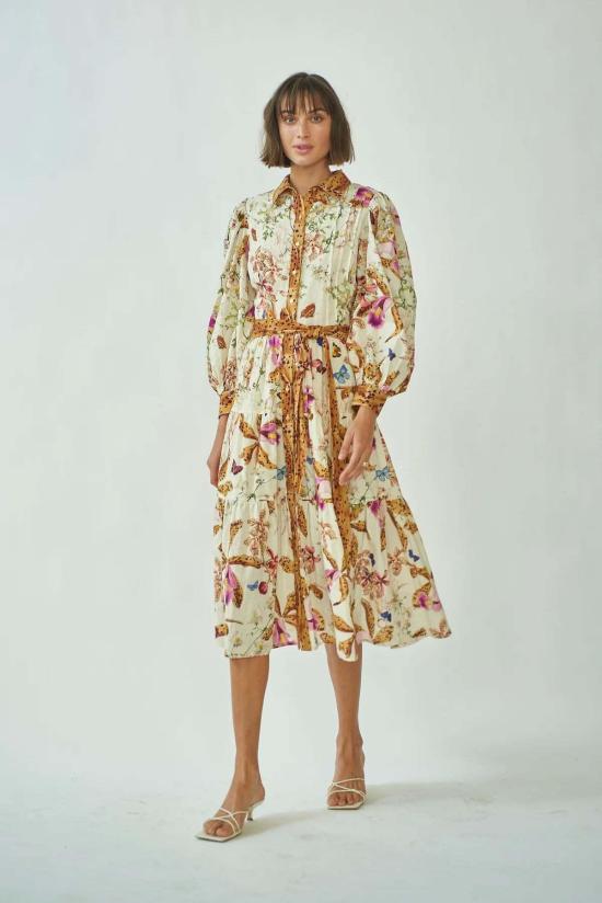  캐롤리나 케이 롱 원피스 캐롤라이나 케이 마리 제인 드레스 디바인 플로럴 - CAROLINA K