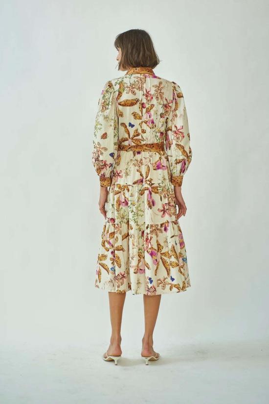  캐롤리나 케이 롱 원피스 캐롤라이나 케이 마리 제인 드레스 디바인 플로럴 - CAROLINA K