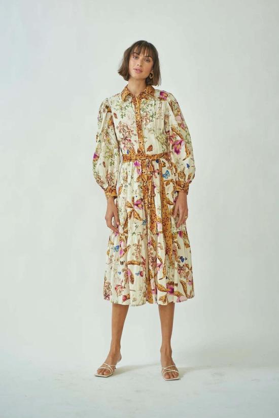  캐롤리나 케이 롱 원피스 캐롤라이나 케이 마리 제인 드레스 디바인 플로럴