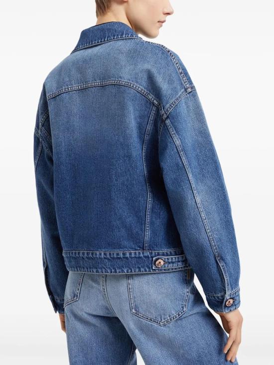  브루넬로 쿠치넬리 데님 자켓 MA0952984C8969 - BRUNELLO CUCINELLI