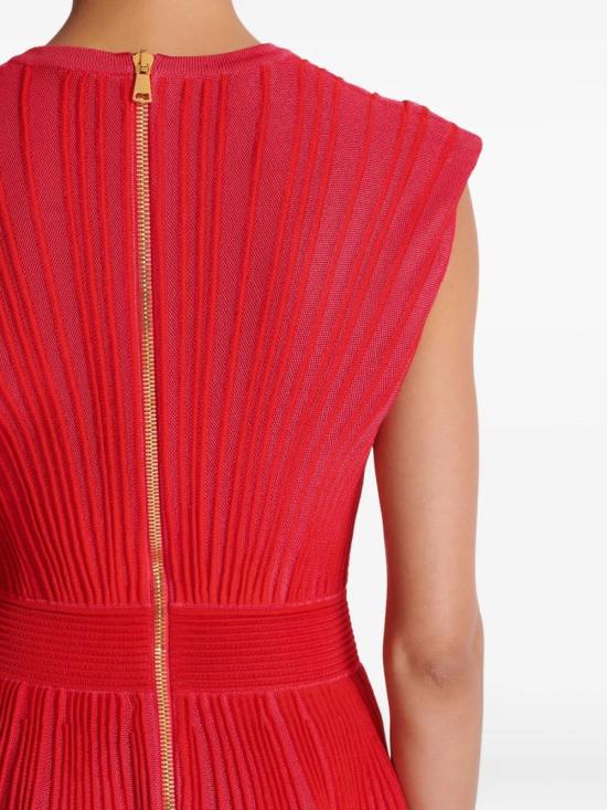  발망 숏 원피스 EF0R5119KI38 - BALMAIN