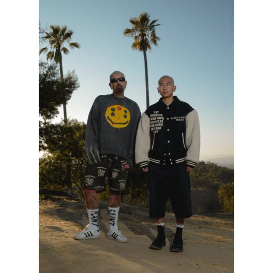 24FW 세인트 미카엘 스웨터 YS1C06BK BLACK - SAINT MXXXXXX