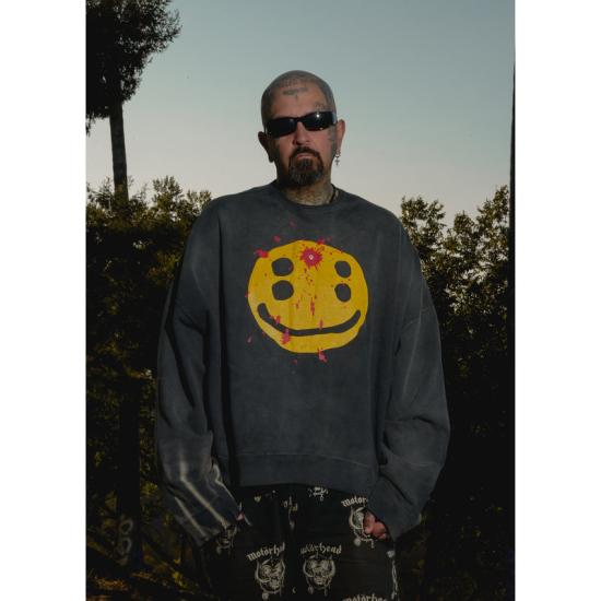 24FW 세인트 미카엘 스웨터 YS1C06BK BLACK - SAINT MXXXXXX