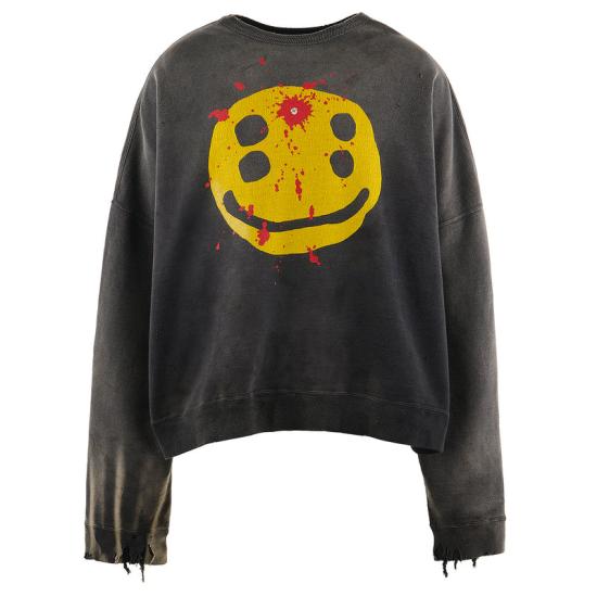 24FW 세인트 미카엘 스웨터 YS1C06BK BLACK