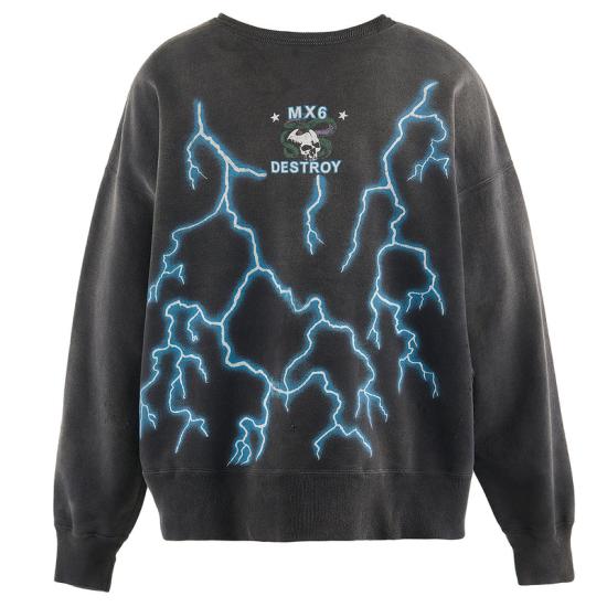 24FW 세인트 미카엘 스웨터 YS1029BK BLACK - SAINT MXXXXXX