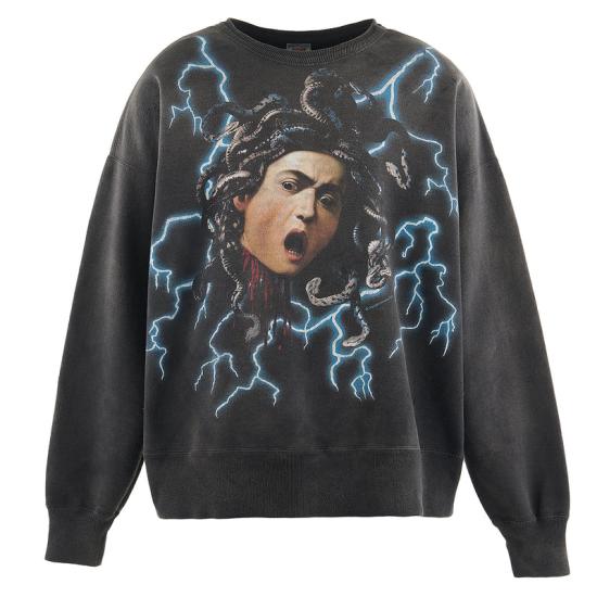 24FW 세인트 미카엘 스웨터 YS1029BK BLACK