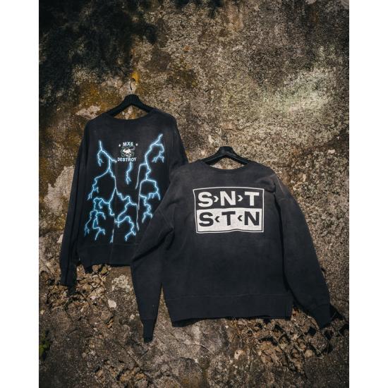 24FW 세인트 미카엘 스웨터 YS1029BK BLACK - SAINT MXXXXXX