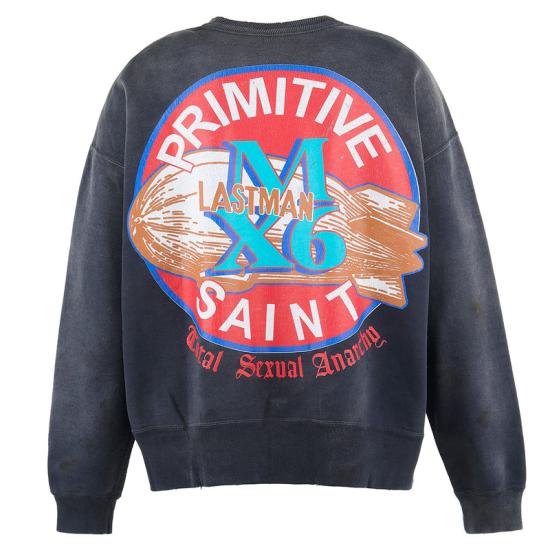 25SS 세인트 미카엘 스웨터 HR8C28BK BLACK - SAINT MXXXXXX