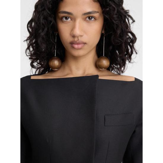 24FW 자크뮈스 숏 원피스 243DR1961644990 BLACK - JACQUEMUS