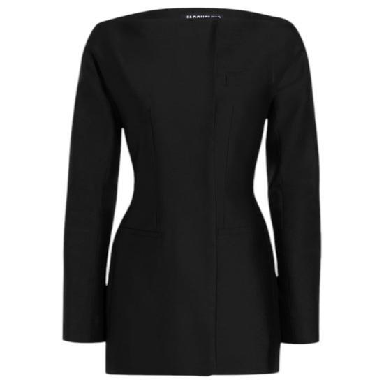 24FW 자크뮈스 숏 원피스 243DR1961644990 BLACK