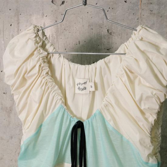 25SS Fey Fey Worldwide 롱 원피스 S5D224WH WHITE MINT - OTHER BRANDS