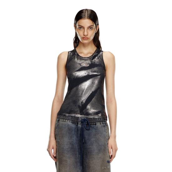 24FW 디젤 민소매 티셔츠 A152840WFBW 9XX - DIESEL