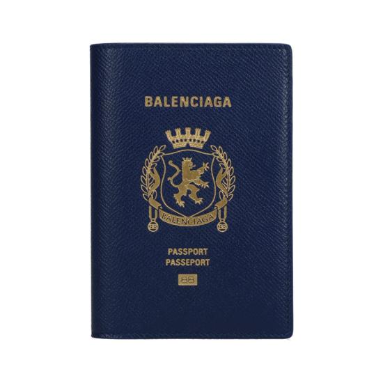 25SS 발렌시아가 카드지갑 7877422AA3R4734 PASSPORT BLUE