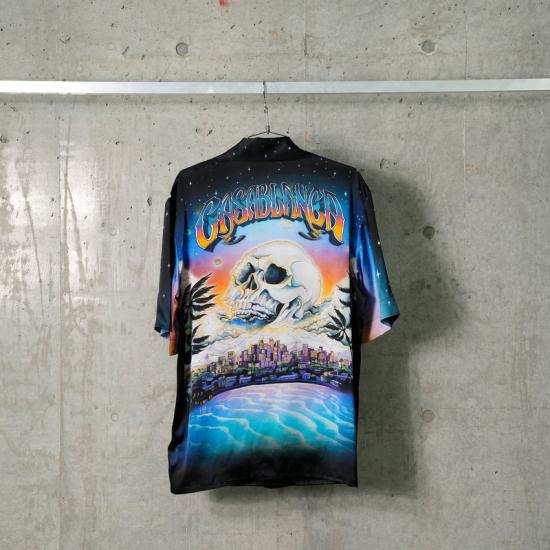 25SS 카사블랑카 반팔 셔츠 SH00304CSB644 LA PREMONITION - CASABLANCA