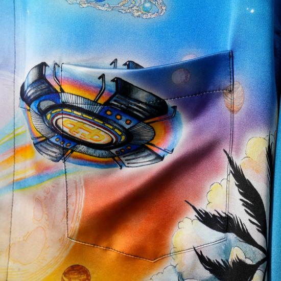 25SS 카사블랑카 반팔 셔츠 SH00304CSB644 LA PREMONITION - CASABLANCA