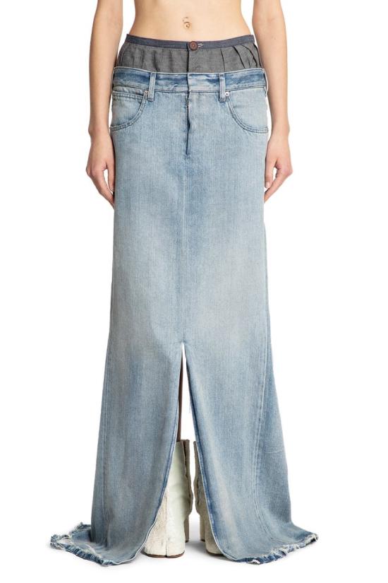 25SS 마르지엘라 롱 스커트 S51MI0006S30383 961 BLUE