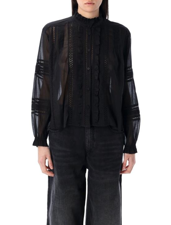 25SS 이자벨마랑에뚜왈 셔츠 CH0201FAC1J15E 01BK BLACK