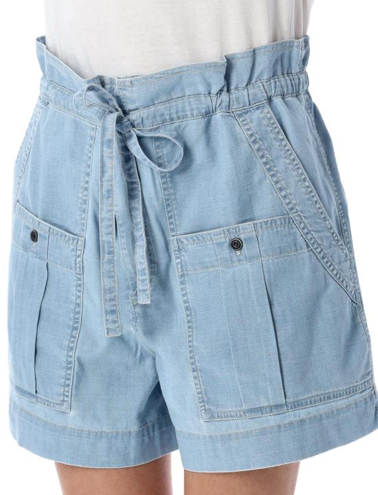 25SS 이자벨마랑에뚜왈 데님 숏팬츠 SH0209FAC1I01E 30LU LIGHT BLUE - ISABEL MARANT ETOILE