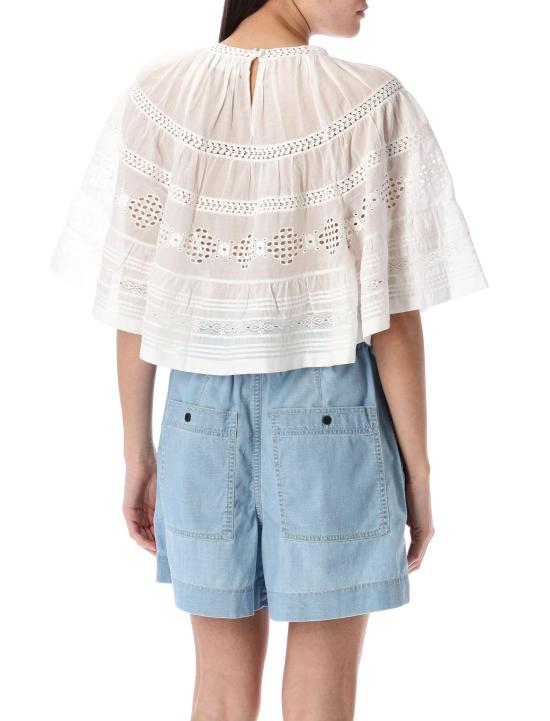 25SS 이자벨마랑에뚜왈 반팔 티셔츠 HT0541FAC1J15E 20WH WHITE - ISABEL MARANT ETOILE