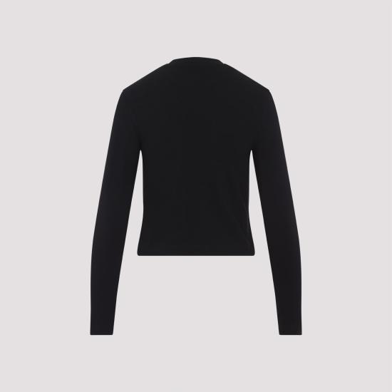 25FW 자크뮈스 긴팔 티셔츠 24E241JS155 2031 990 BLACK - JACQUEMUS