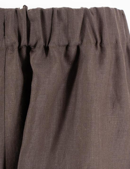 25SS 브루넬로 쿠치넬리 스커트 ML142G3767 C273 C273 DARK CHOCOLATE - BRUNELLO CUCINELLI