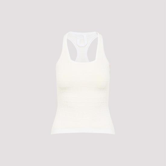 25SS 자크뮈스 민소매 티셔츠 25E251KN587 2429 110 OFF WHITE - JACQUEMUS