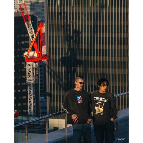 25SS 세인트 미카엘 긴팔 티셔츠 HR8C06BK BLACK - SAINT MXXXXXX