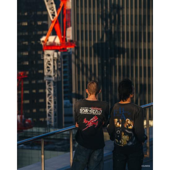 25SS 세인트 미카엘 긴팔 티셔츠 HR8C06BK BLACK - SAINT MXXXXXX