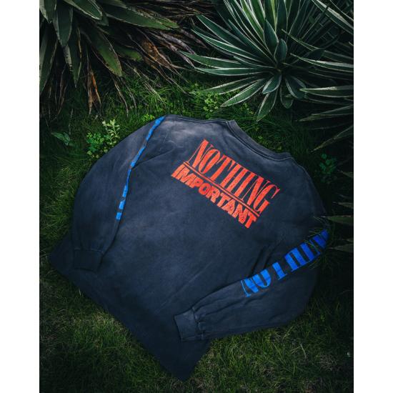 24FW 세인트 미카엘 긴팔 티셔츠 C35BK BLACK - SAINT MXXXXXX