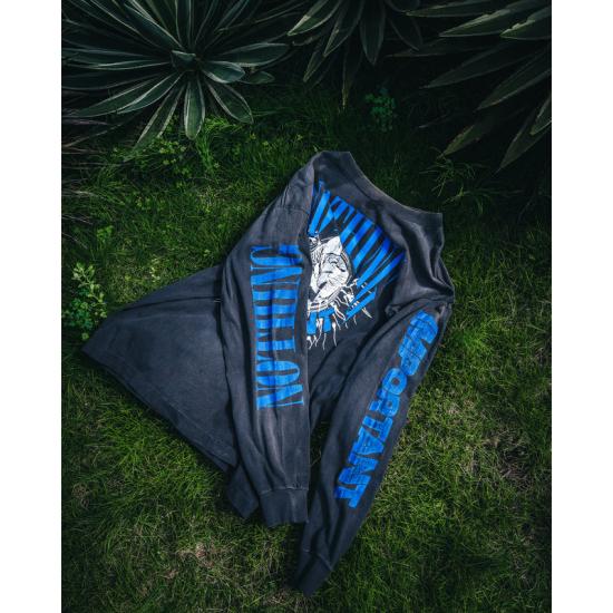 24FW 세인트 미카엘 긴팔 티셔츠 C35BK BLACK - SAINT MXXXXXX