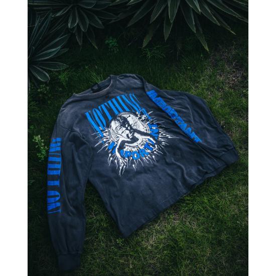 24FW 세인트 미카엘 긴팔 티셔츠 C35BK BLACK - SAINT MXXXXXX