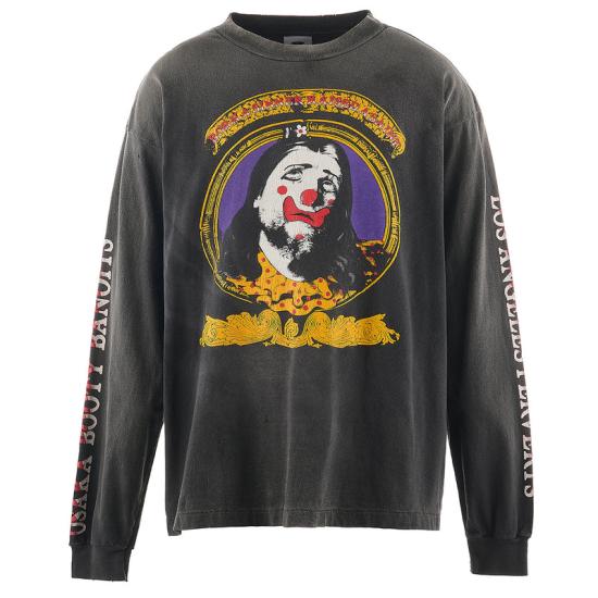 24FW 세인트 미카엘 긴팔 티셔츠 C40BK BLACK