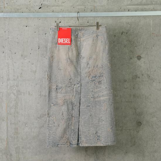 24FW 디젤 데님 스커트 A16490007Y5 01 - DIESEL