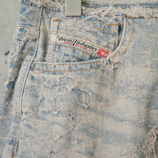 24FW 디젤 데님 스커트 A16490007Y5 01 - DIESEL