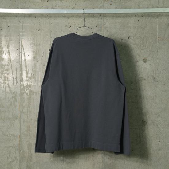 25SS 아크네 스튜디오 긴팔 티셔츠 CL0339DJOFG FADED GREY - ACNE STUDIOS