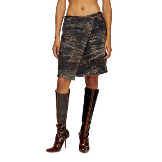 24FW 디젤 데님 스커트 A170230ABCW 01 - DIESEL